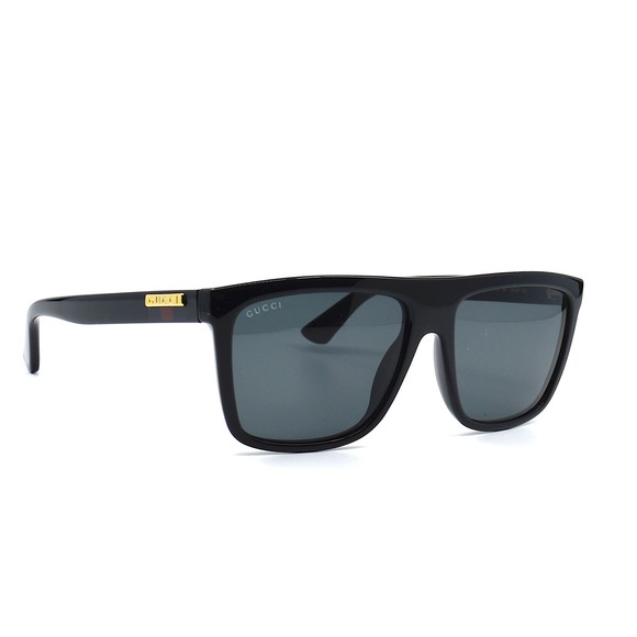 NEW GUCCI GG0748S 001 BLACK GREY AUTHENTIC SUNGLASSES - Picture 1 of 12